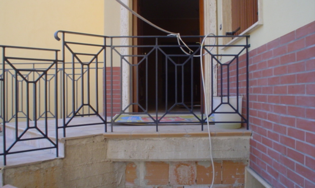 Ringhiera moderna in ferro quadro (5)